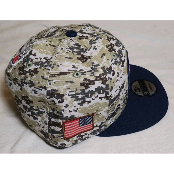 New Era New England Patriots 2023 Salute To Service 9FIFTY Snapback Hat Sz OSFM - Picture 2 of 6